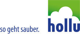 Das Logo der hollu Systemhygiene GmbH.